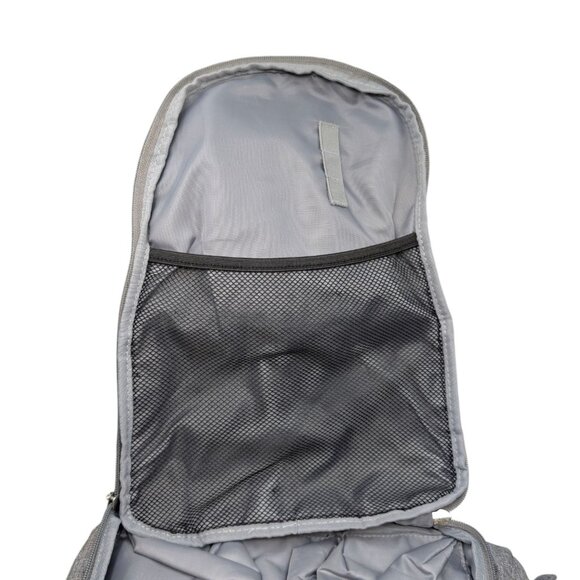 Cisco Raffi Backpack Diaper Bag Unisex Light Grey Many Pockets 15" - Picture 10 of 15